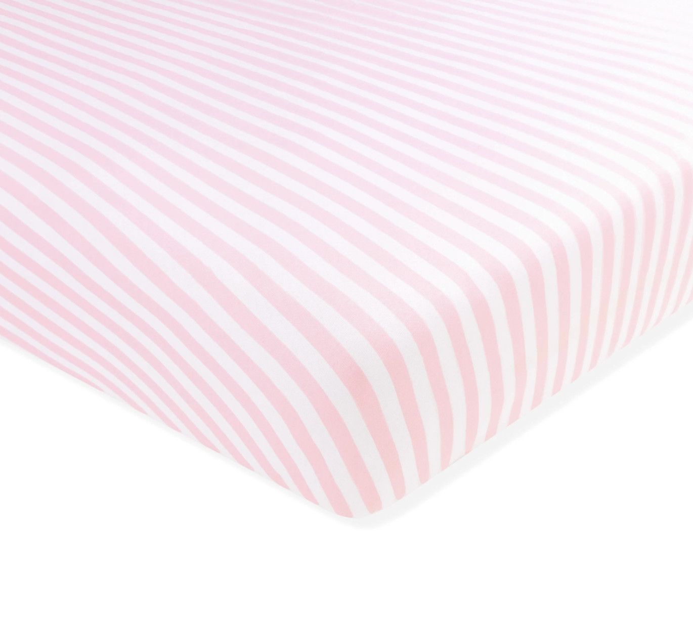 Sakura Stripe Crib Sheet