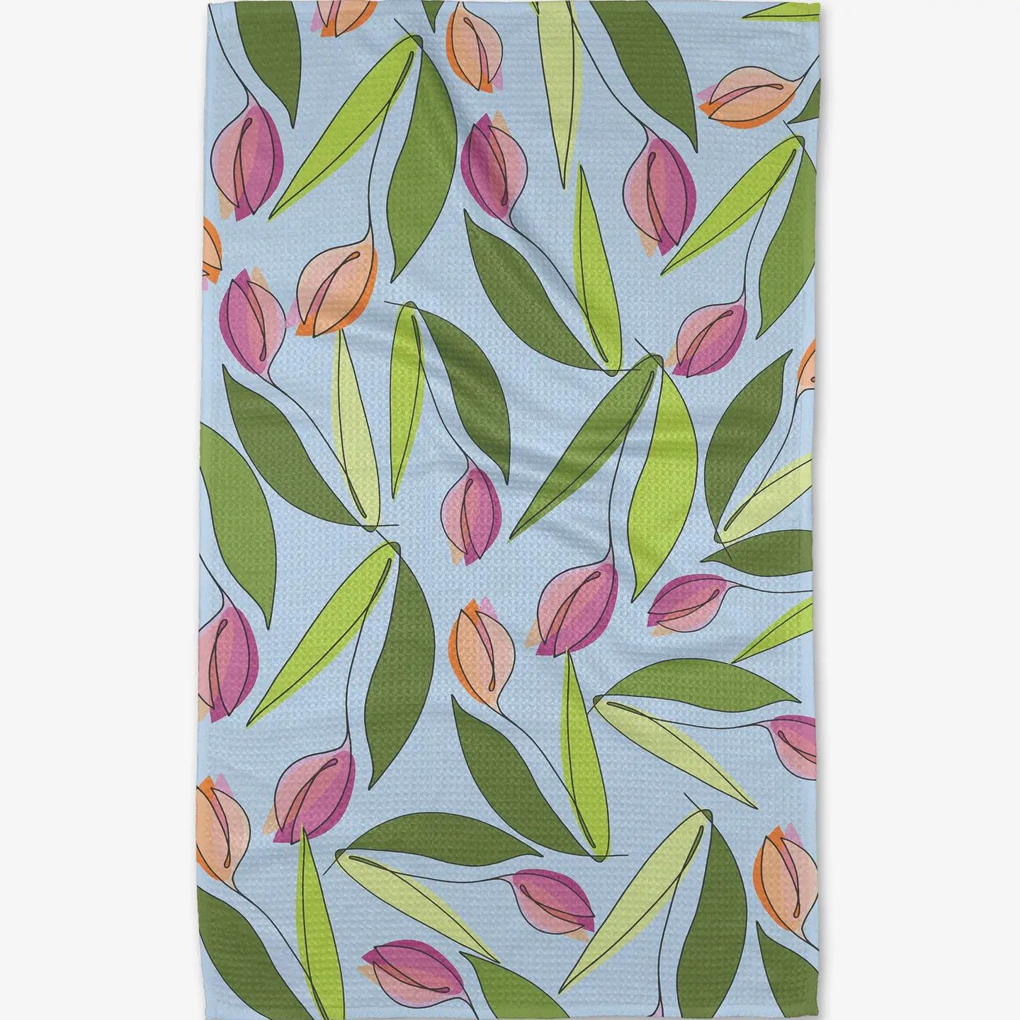 May Flower Tea Towel