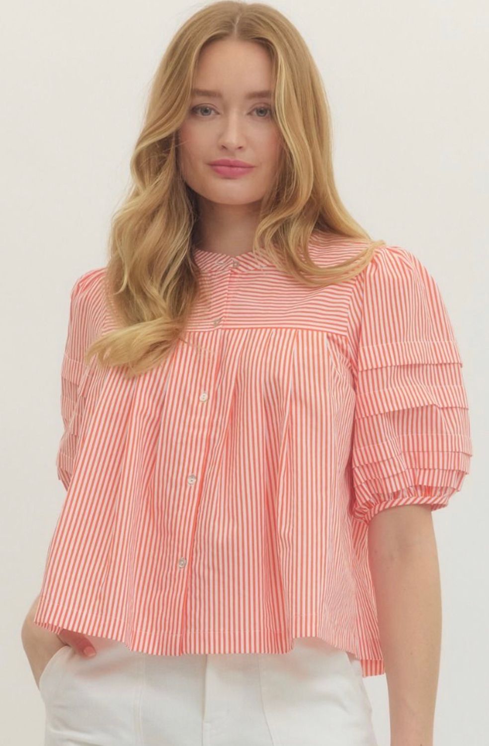 Seeing Orange Blouse 