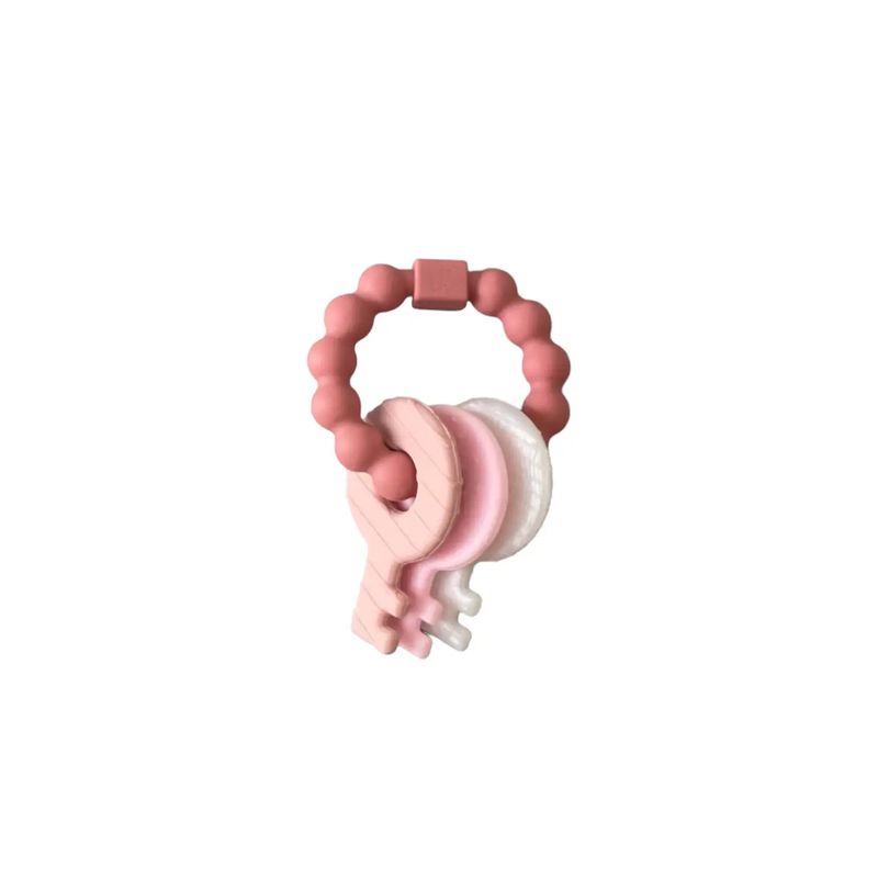 Key Rattle Teether - Baby's Breath