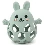 Silicone 3D Bunny Teether - Sage