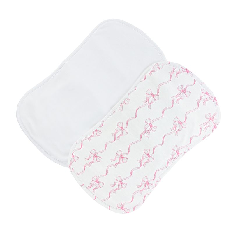 Coquette Bows Burp Cloth Set