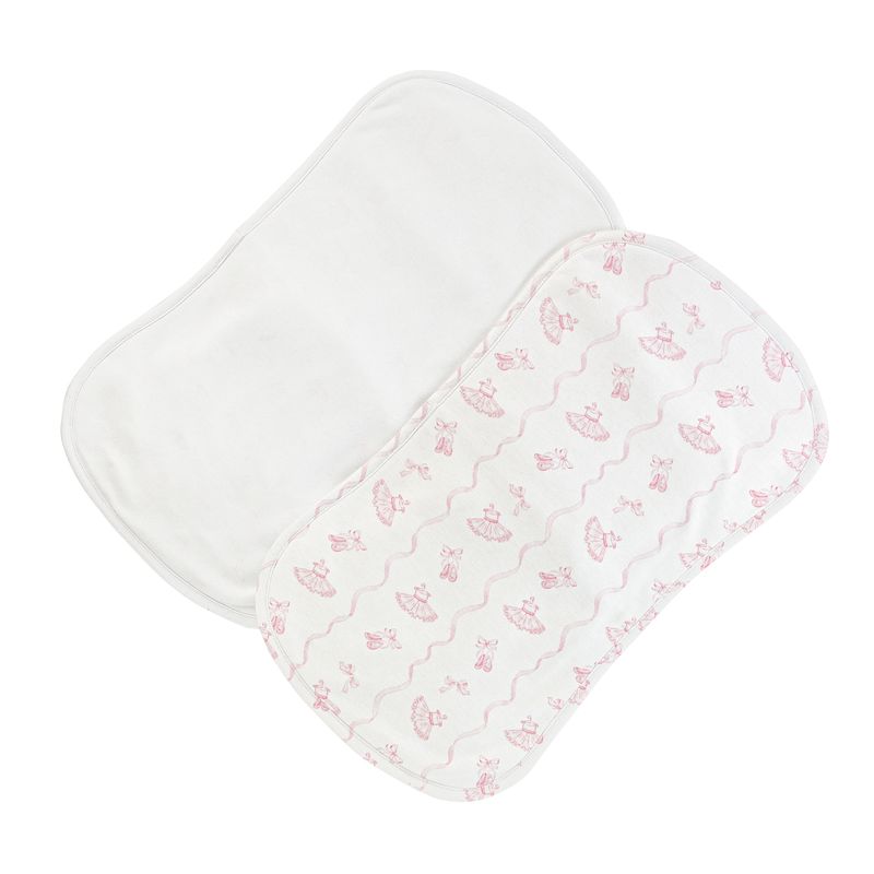 Sugarplum Steps Burp Cloth Set