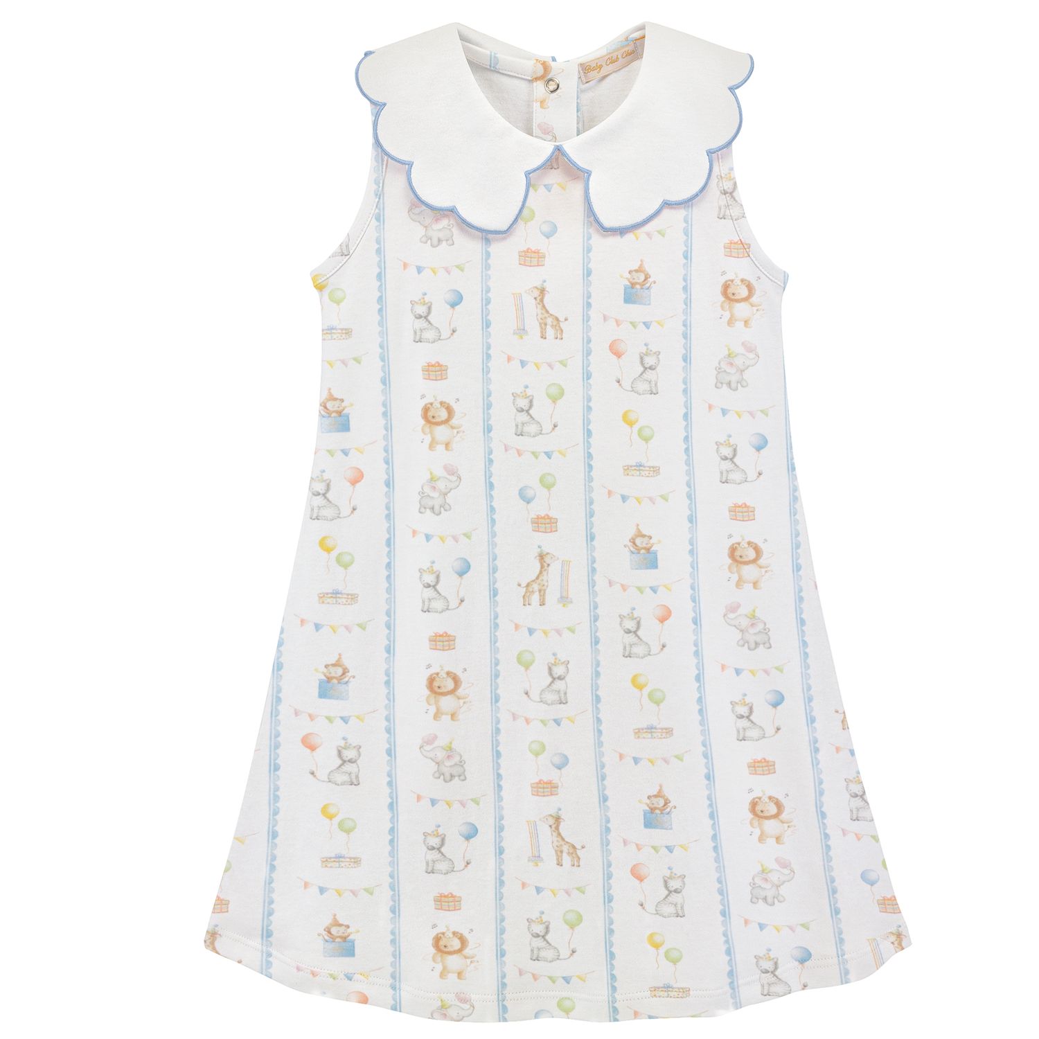 Sweet Sparkle Dress w/Scalloped Collar