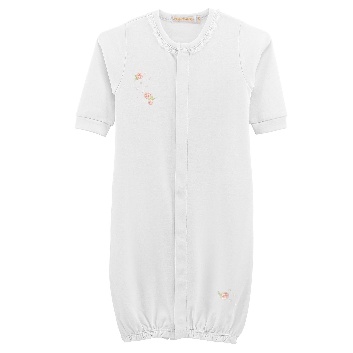 Spring Flowers Conv. Gown w/ Lace Trim 