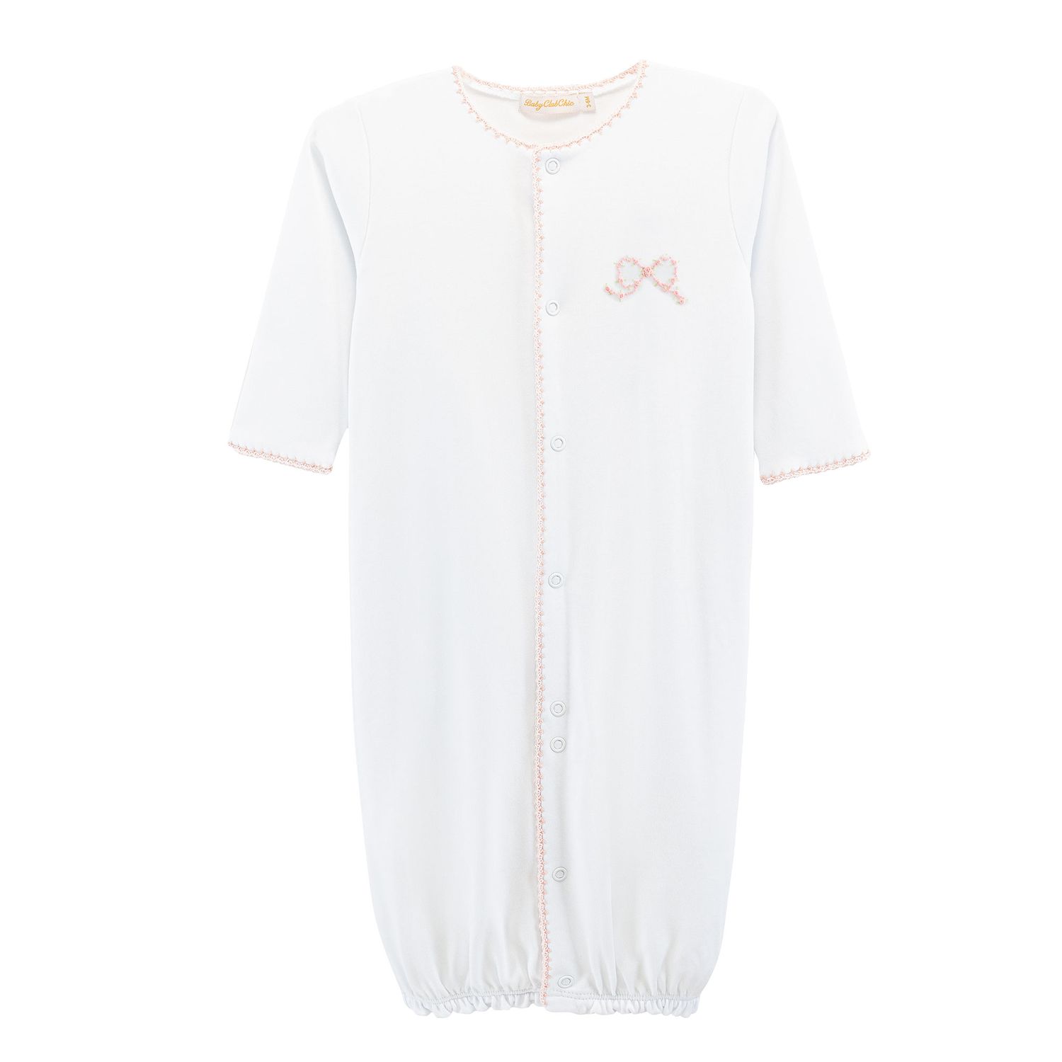 Pretty Bows Conv. Gown w/ Crochet Trim 