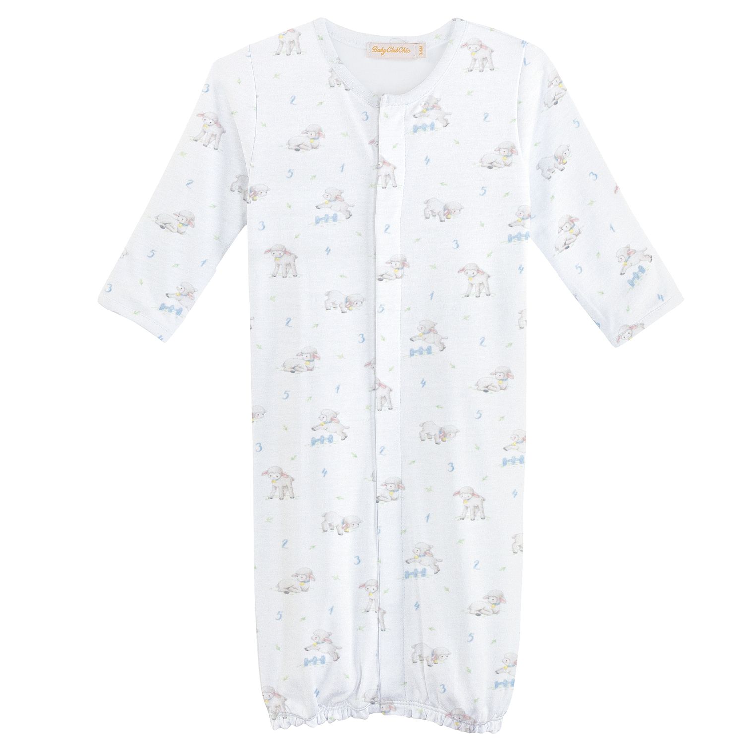Tiny Baby Sheep Conv Gown-Boy
