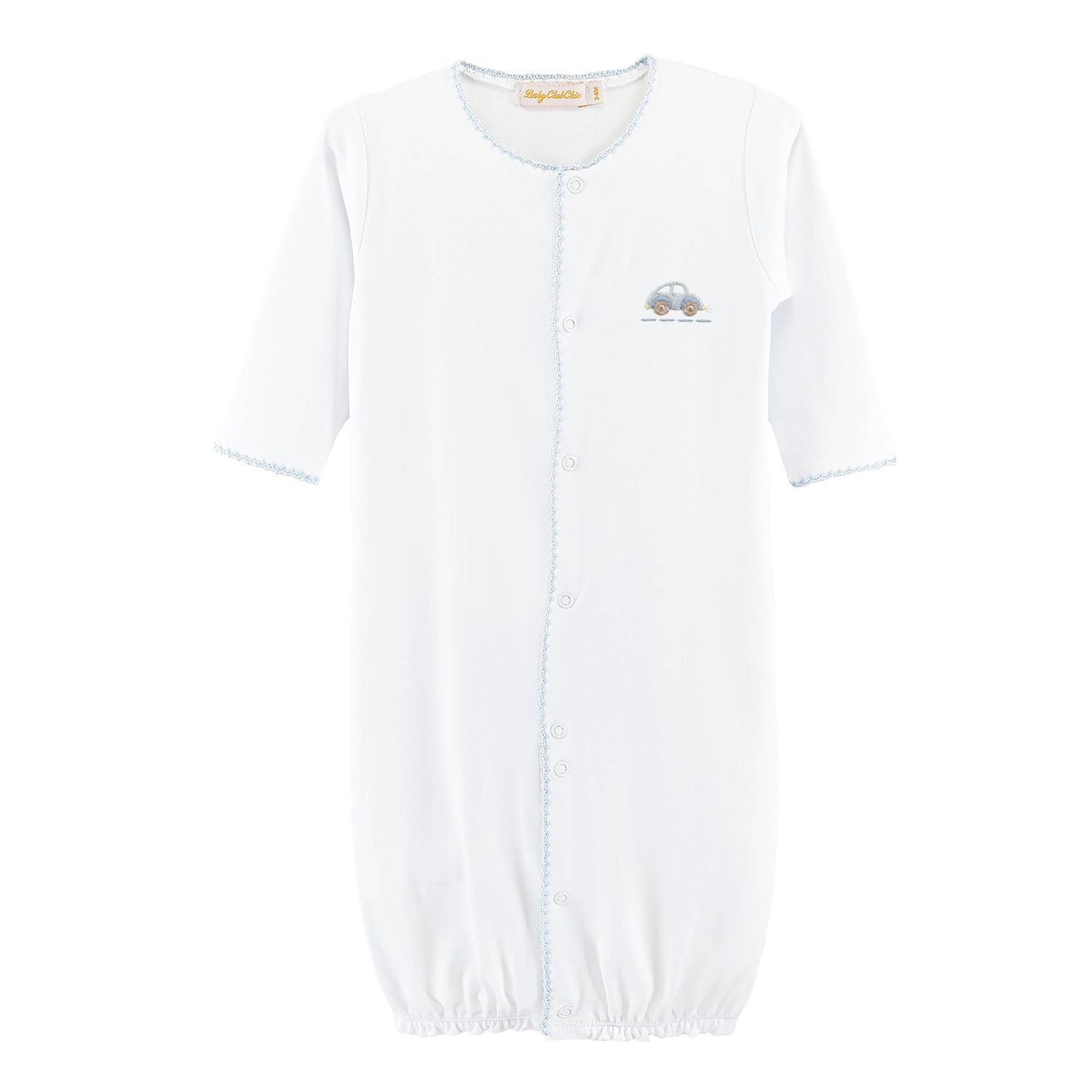 Vintage Cars Conv Gown w/ piping