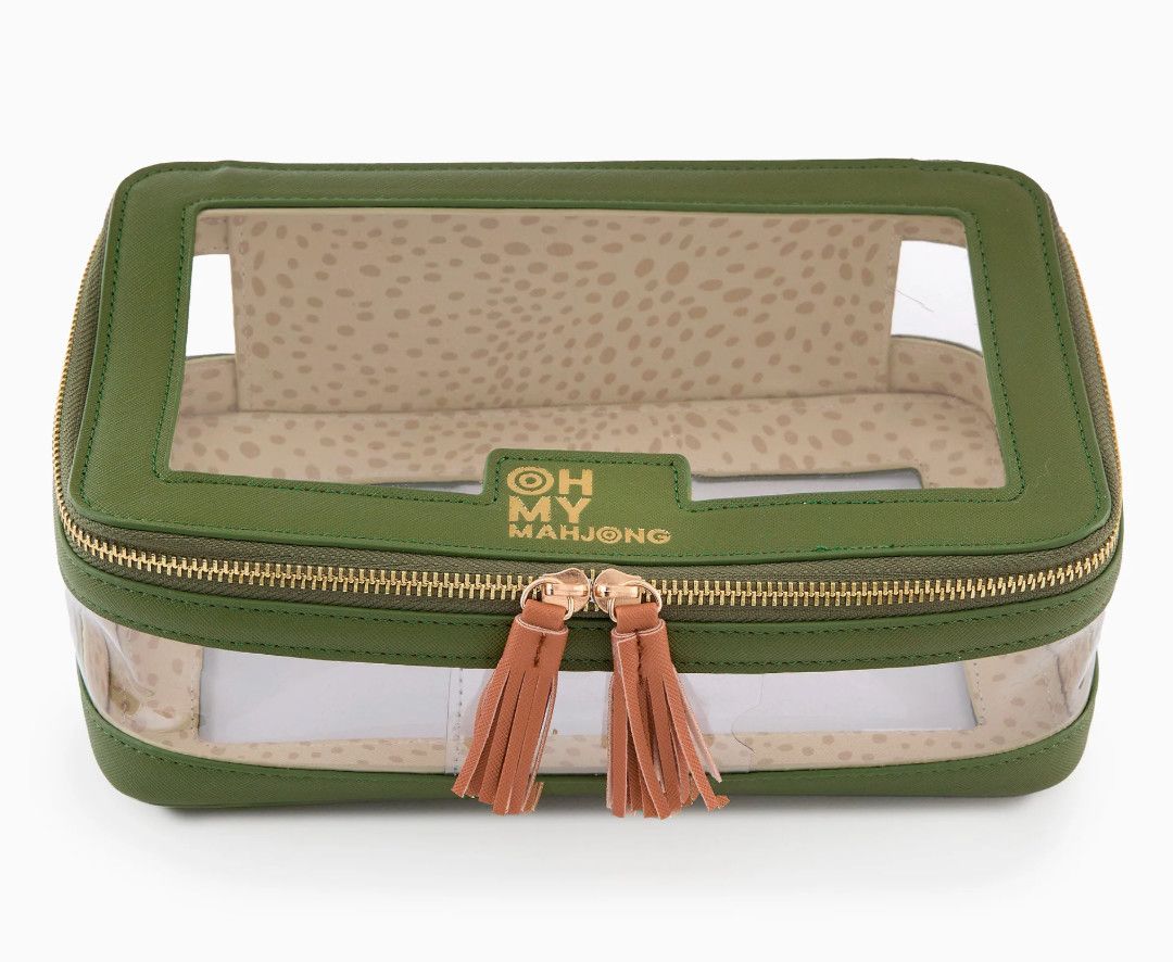 Olive Tile Storage Mahjong Bag