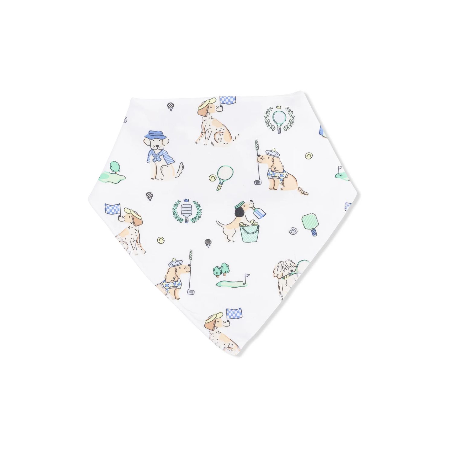 Neutral Country Club Dogs  Bandana Bib One Size