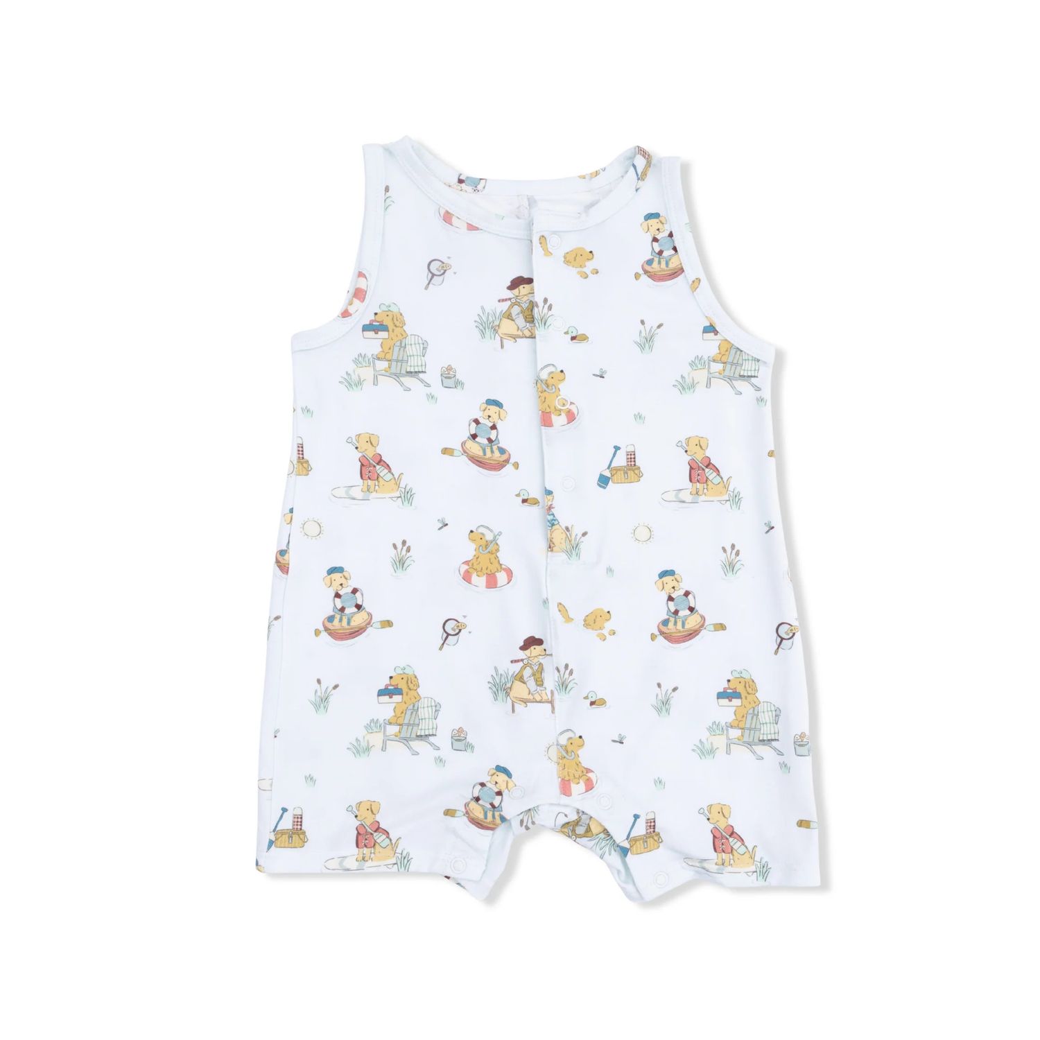 Lake Buddy Dogs Sleeveless Shortie Romper