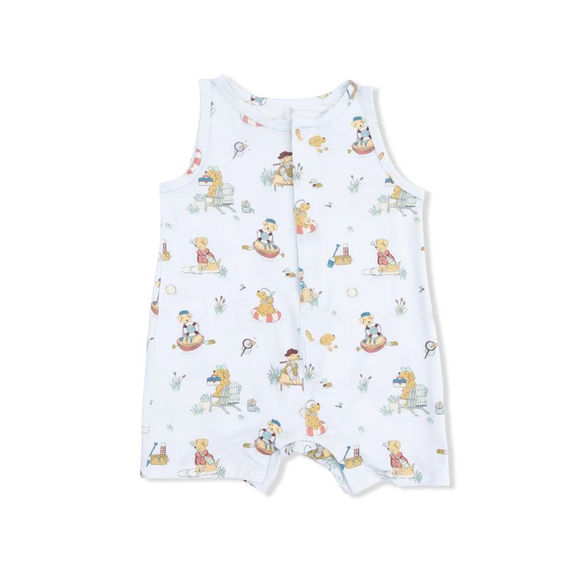 Lake Buddy Dogs Sleeveless Shortie Romper
