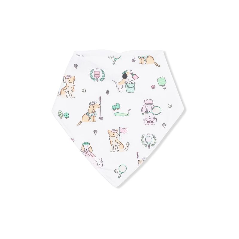 Pink Country Club Dogs  Bandana Bib One Size