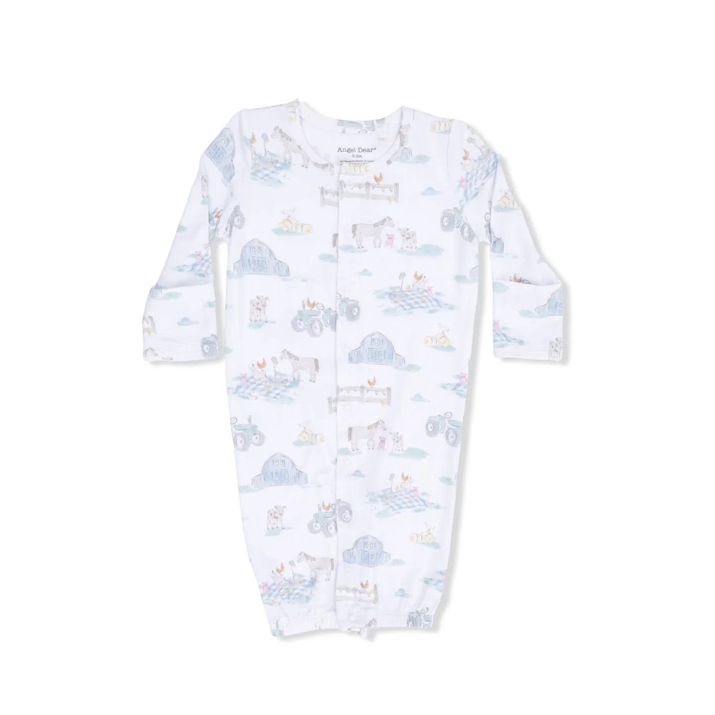 Farm Animal Party Converter Gown 0-3M