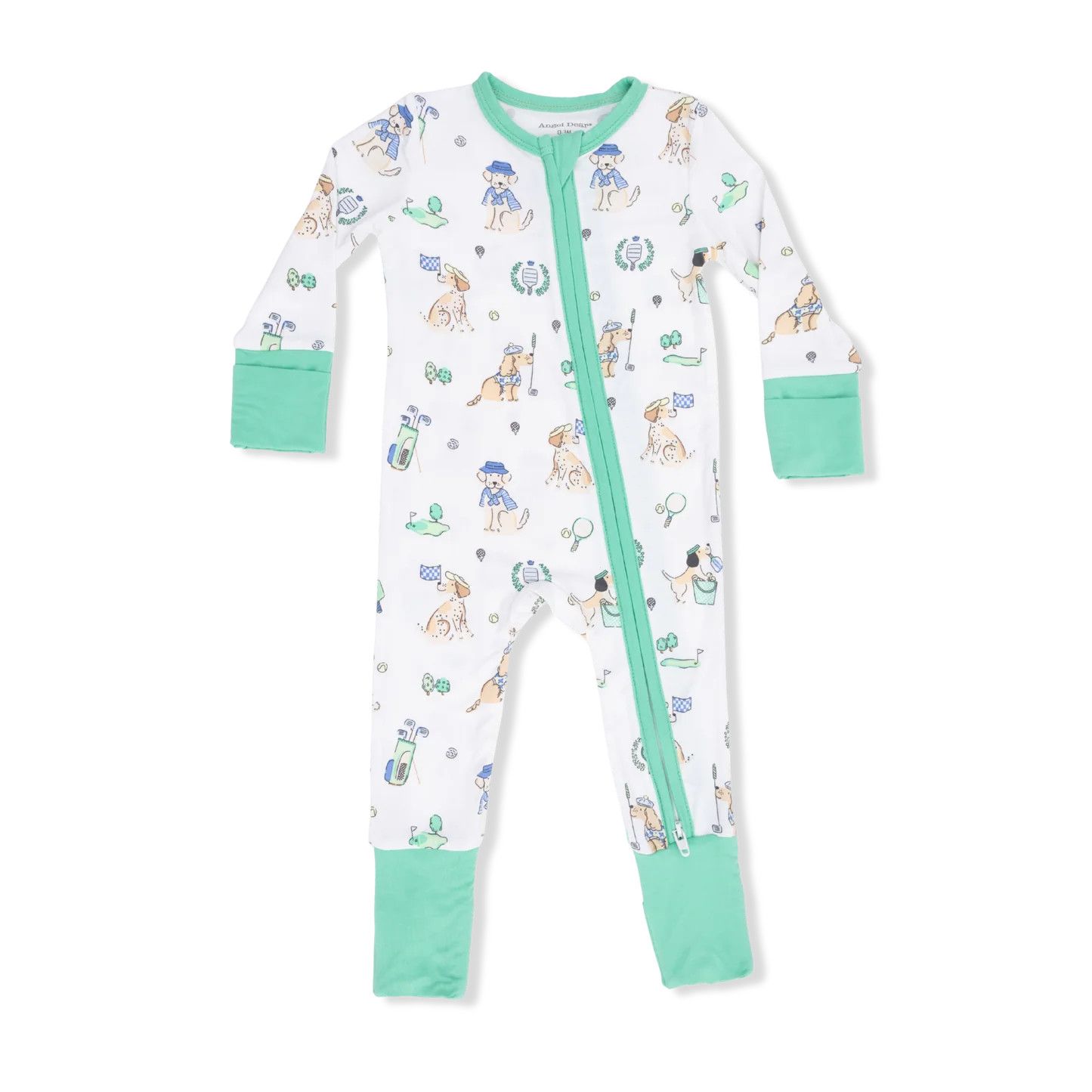 Neutral Country Club Dogs Convertible Romper