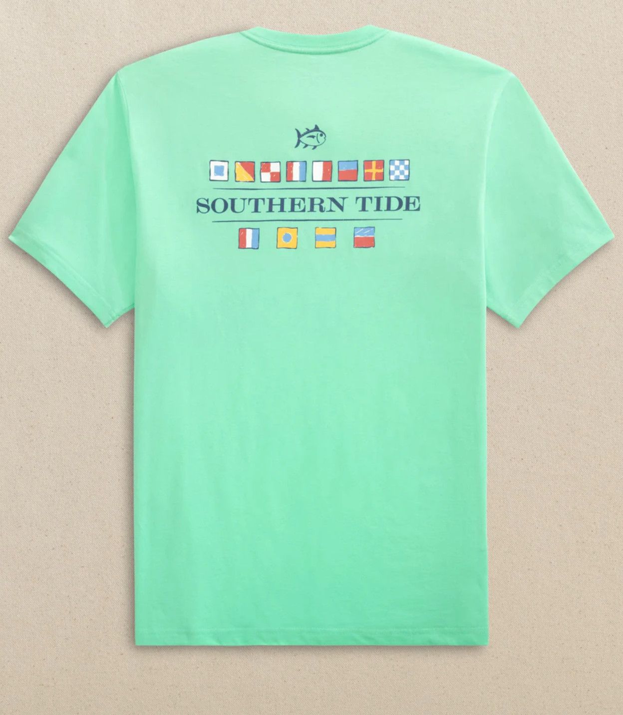 Nautical Flags Perf Tee - Gulf Shore
