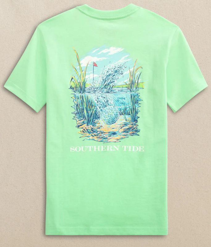 Golf Close Ones Tee - Green Ash