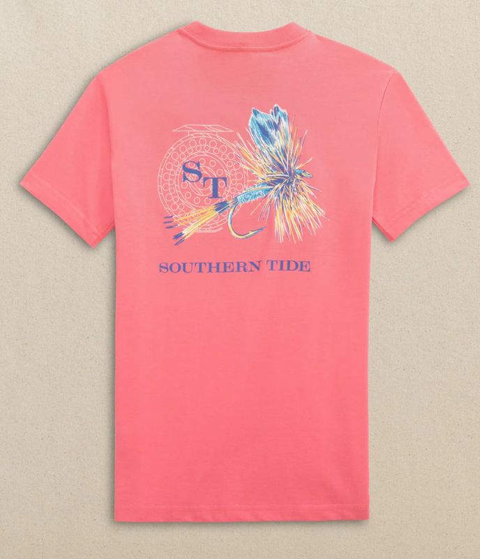 Reel Fly Adams Tee - Island Pink
