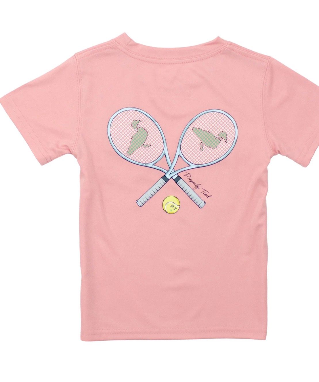 Girls Performance Tee SS Tennis Blush