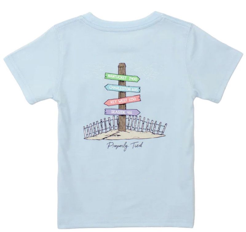 Girls Beach Trip SS - Periwinkle