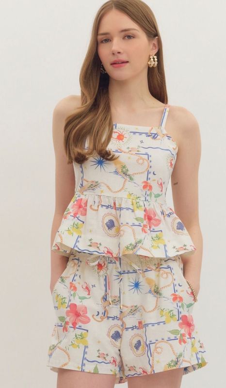 Tropical Island Short Set