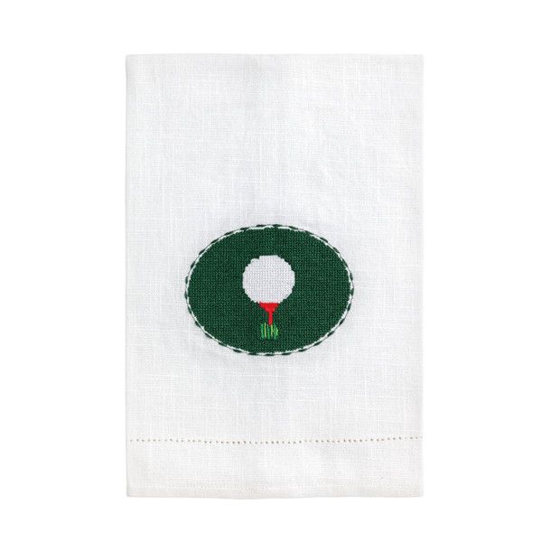 Ball &amp; Tee Needlepoint Towel