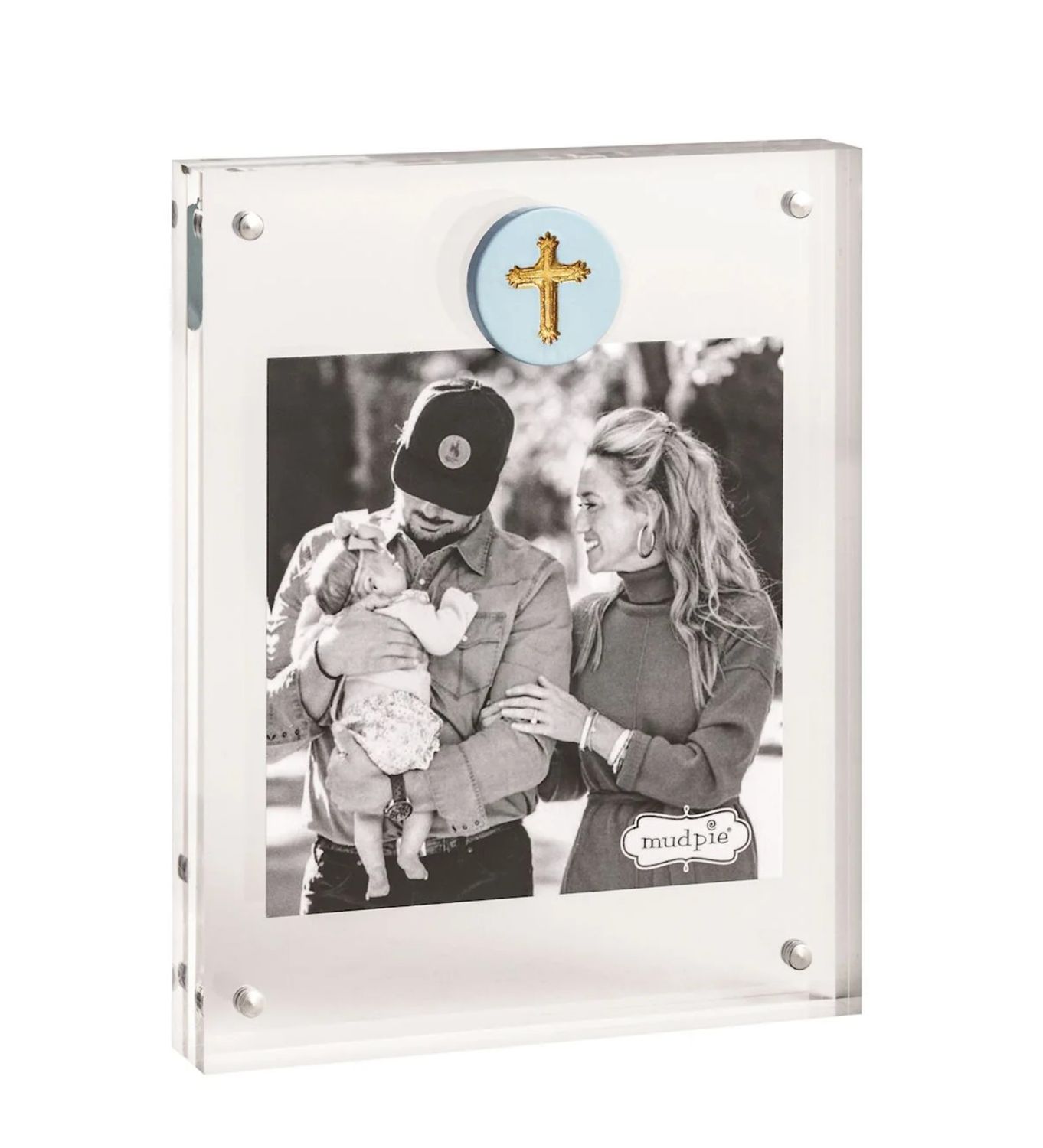 Blue Cross Medallion Acrylic Frame