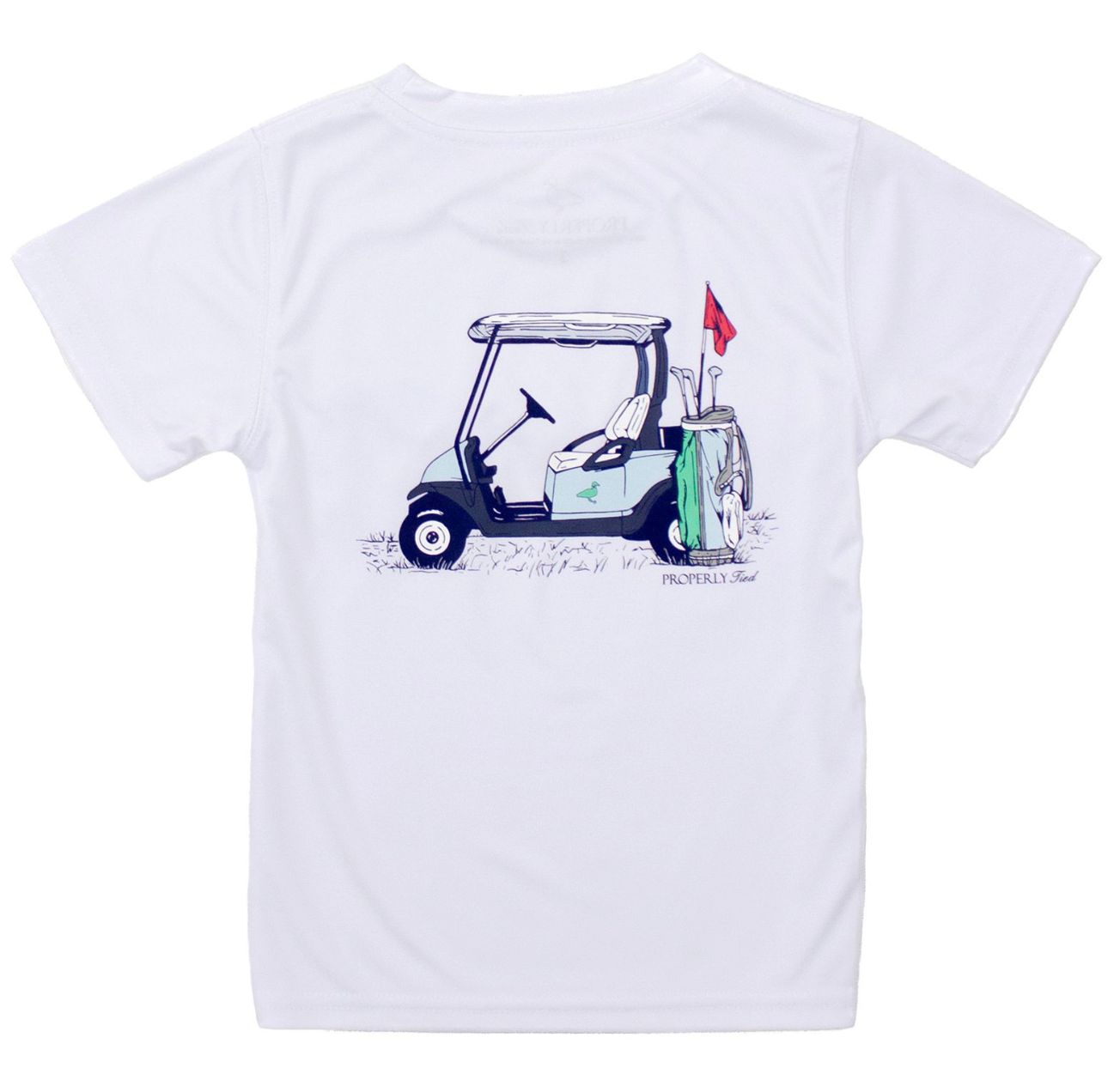 Boys Performance Tee SS Country Club White