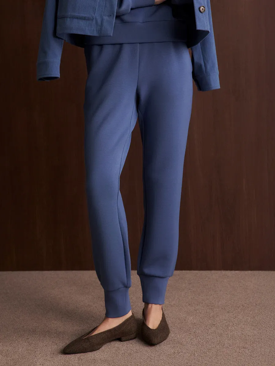The Slim Cuff Pant 27.5- Bijou Blue