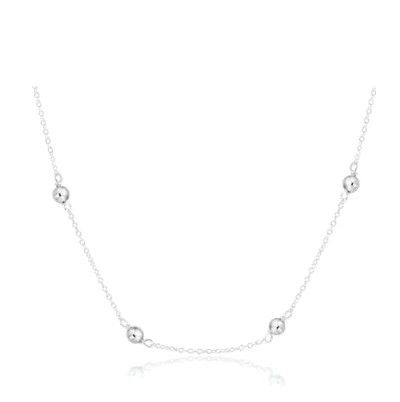 15" Choker Simplicity Chain Sterling - Classic Sterling 6mm