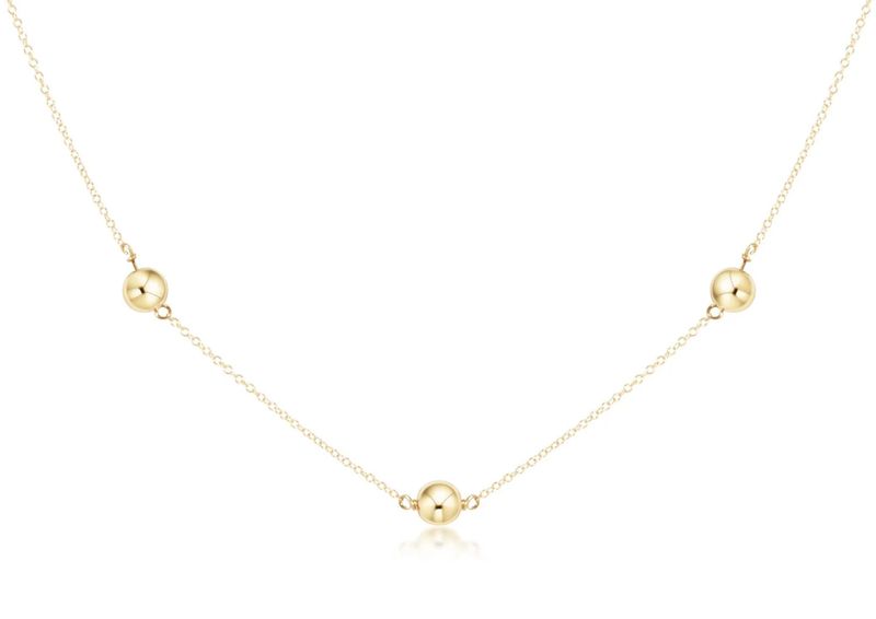 15" Choker simplicity chain gold - classic 6mm gold