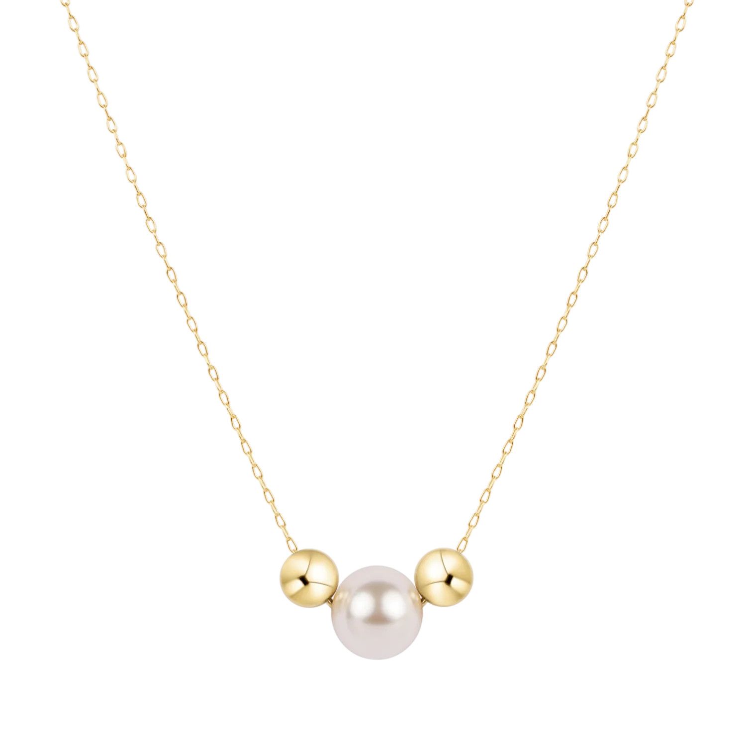 16" Necklace Gold - Purpose Gold Pearl