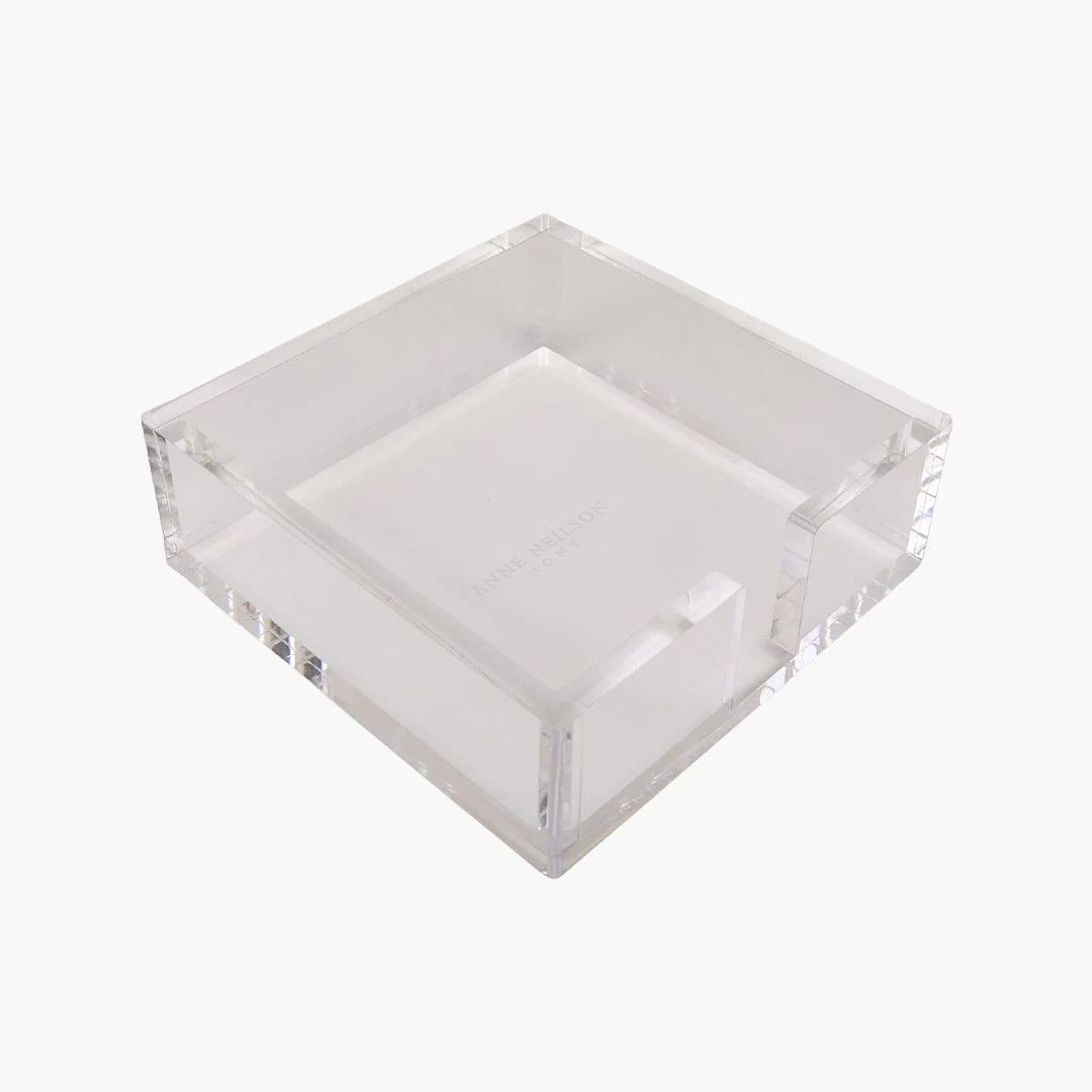 AN Clear Acrylic Cocktail Napkin Tray