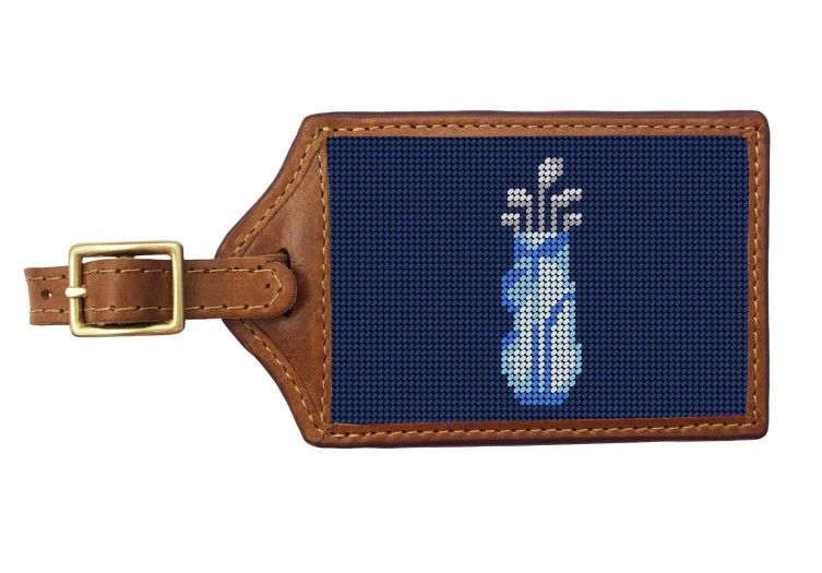 Driven By Faith Needlepoint Luggage Tag