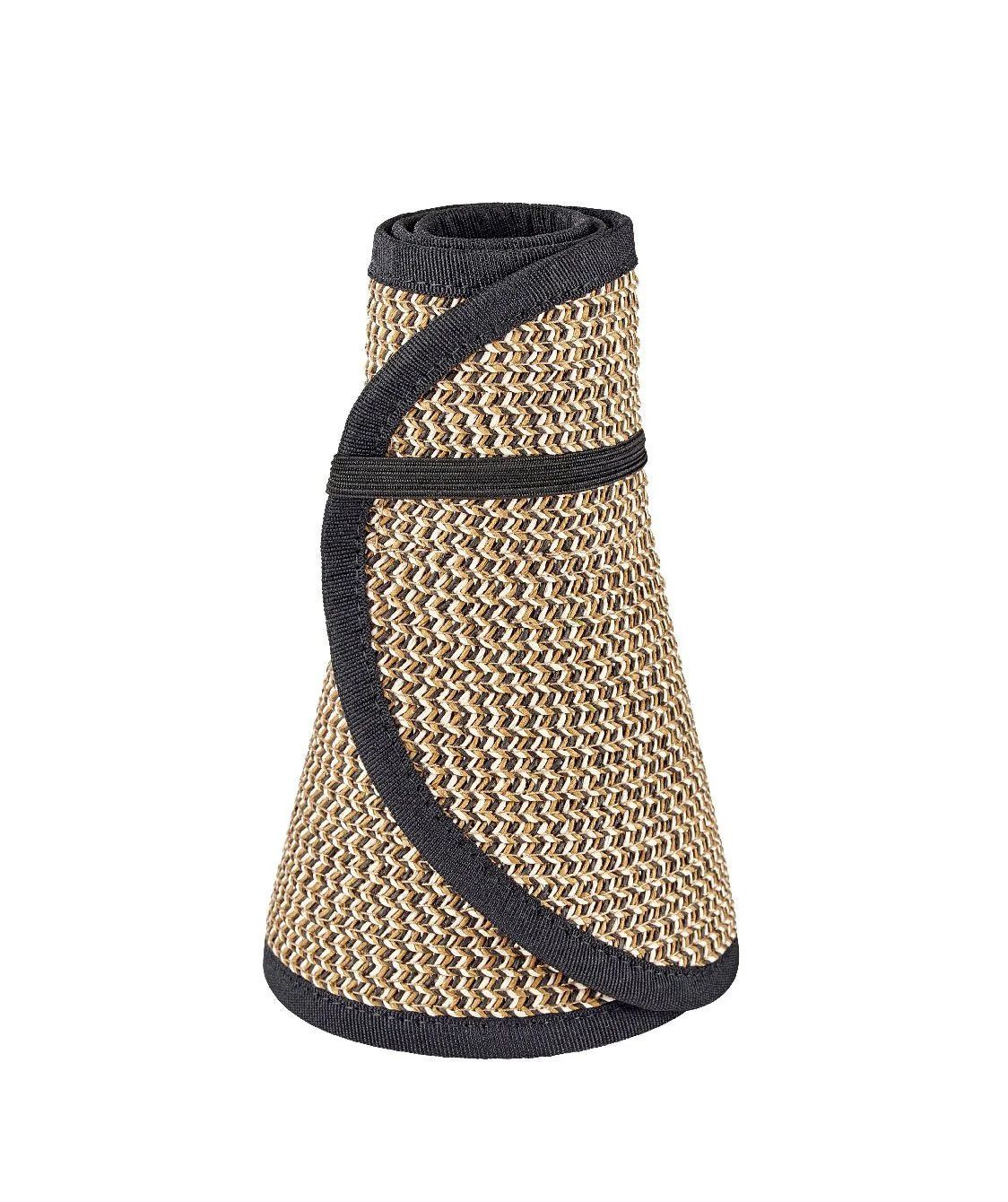 Signature Women's Ultrabraid Large Brim Visor- Black