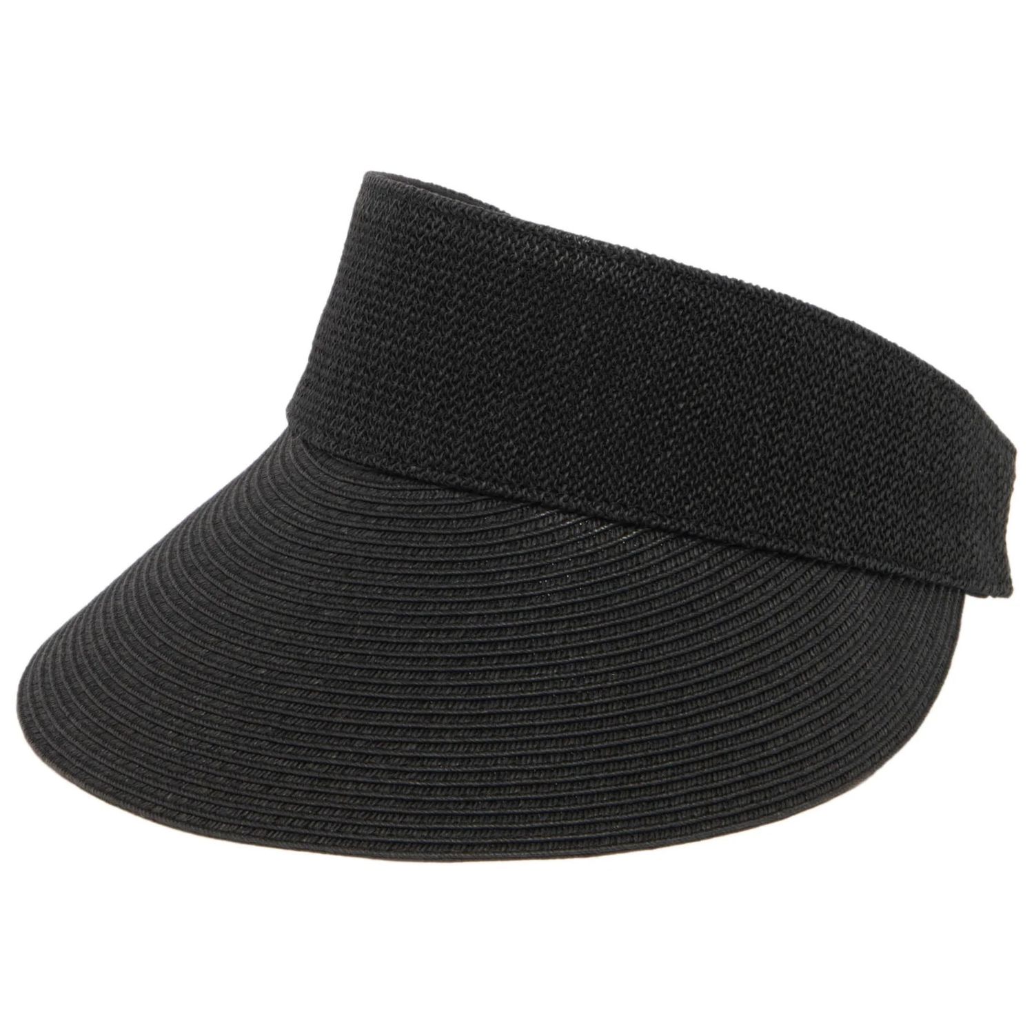 Monte Visor with Crochet Crown Panel- Black