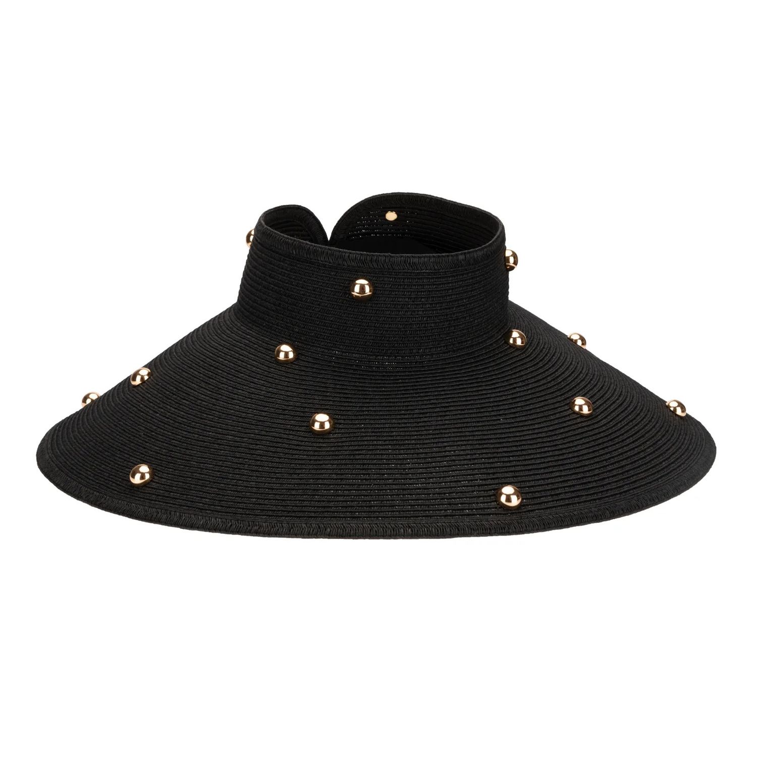 Ruth - Wide Brim Roll Up Visor