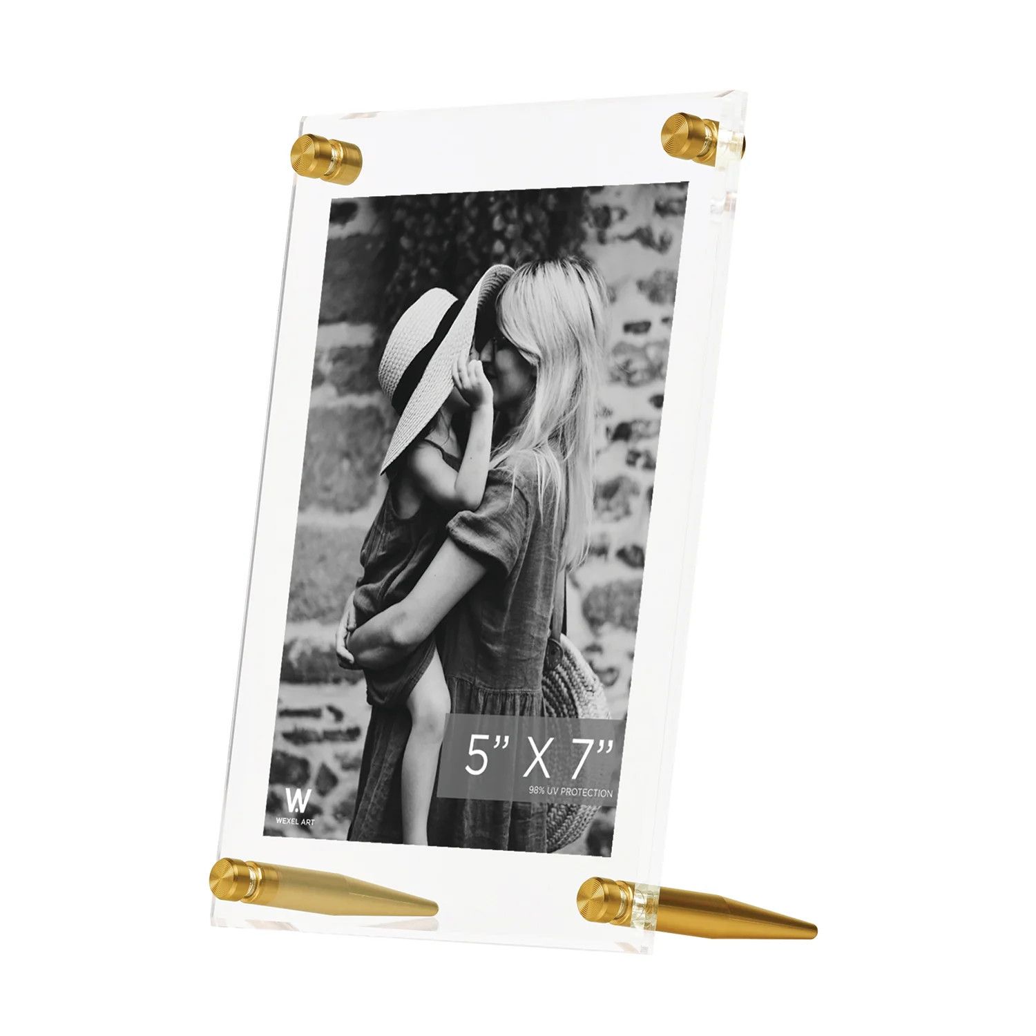 5x7 Acrylic Bevel Tabletop Float Frame