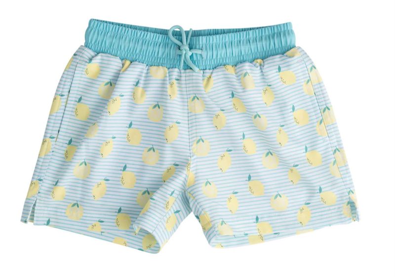 Boogie Board Swim Trunk- Lemon Stripe