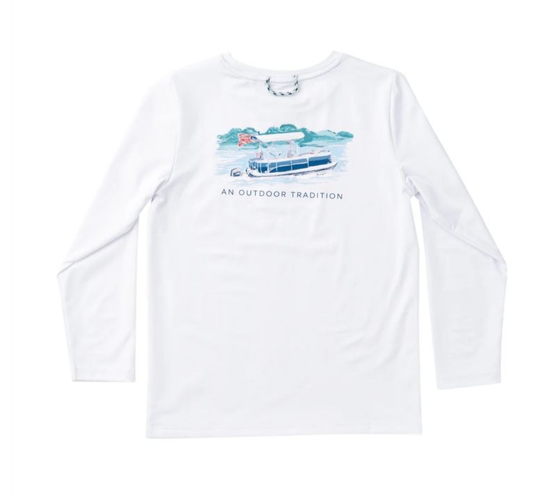 Performance Long Sleeve T-shirt – Pontoon Boat Art