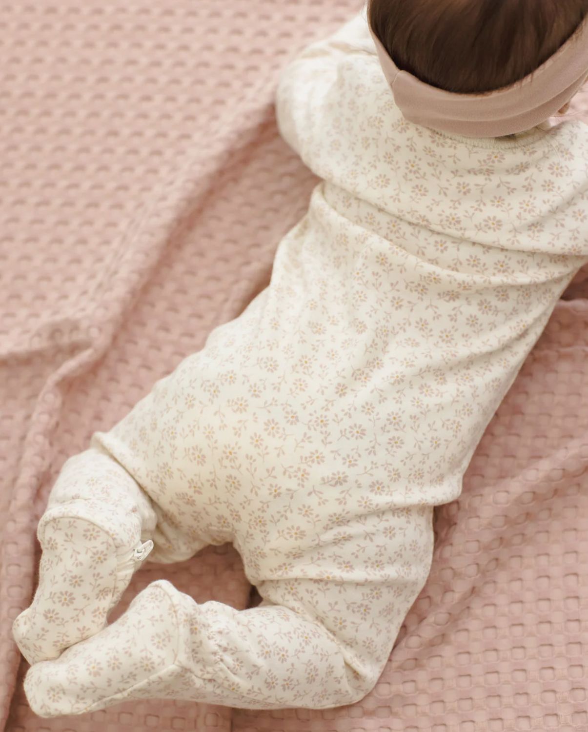 Zip Longsleeve Sleeper Footie - Ditsy