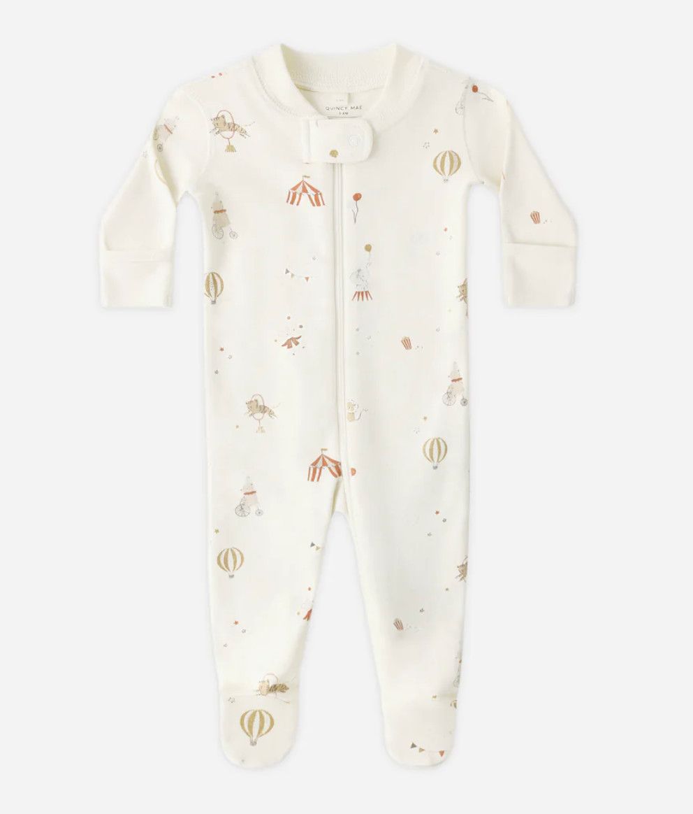 Zip Longsleeve Sleeper Footie - Carnival