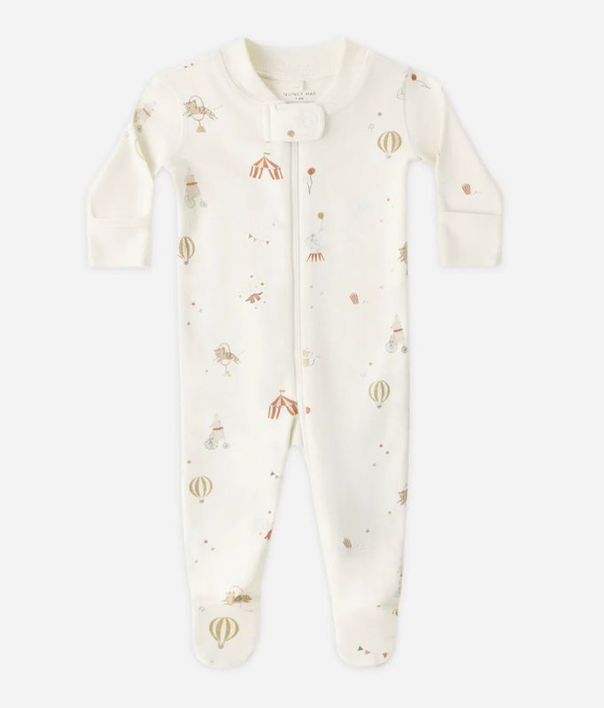 Zip Longsleeve Sleeper Footie - Carnival