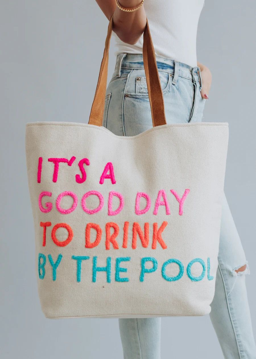 Drinks By the Pool Tote