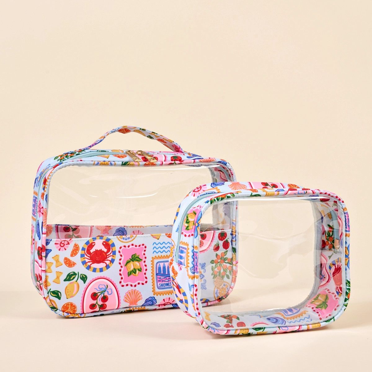 Clearly Chic Cosmetic Bag Set – Ciao Bella