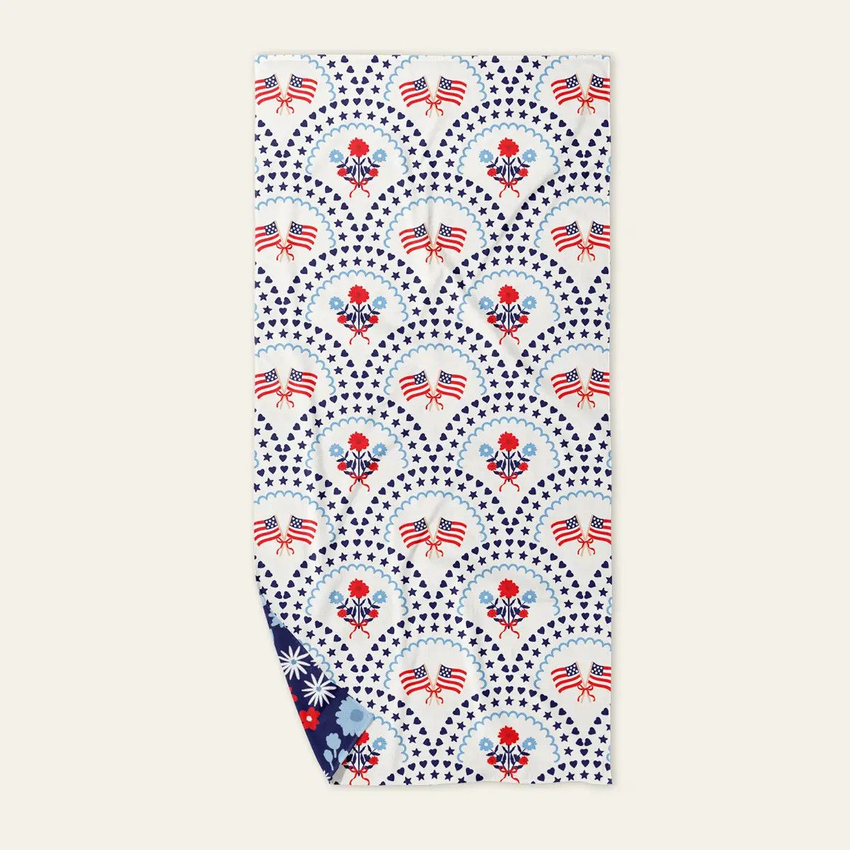 XL Quick Dry Beach Towel- All American