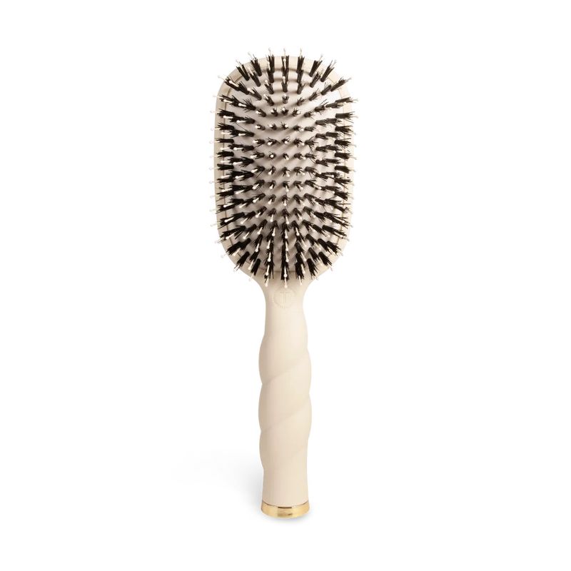 Boar Bristle Hair Brush- Tan