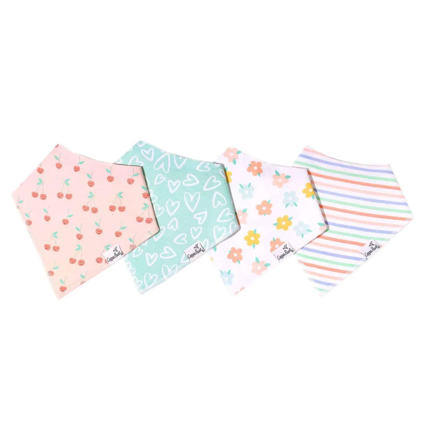 4-Pack Premium Bibs- Cheery
