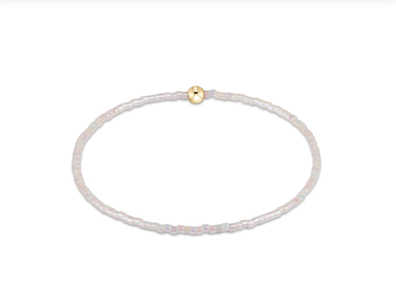 E Newton Extends Hope Unwritten Bracelet-  Classic Silk White