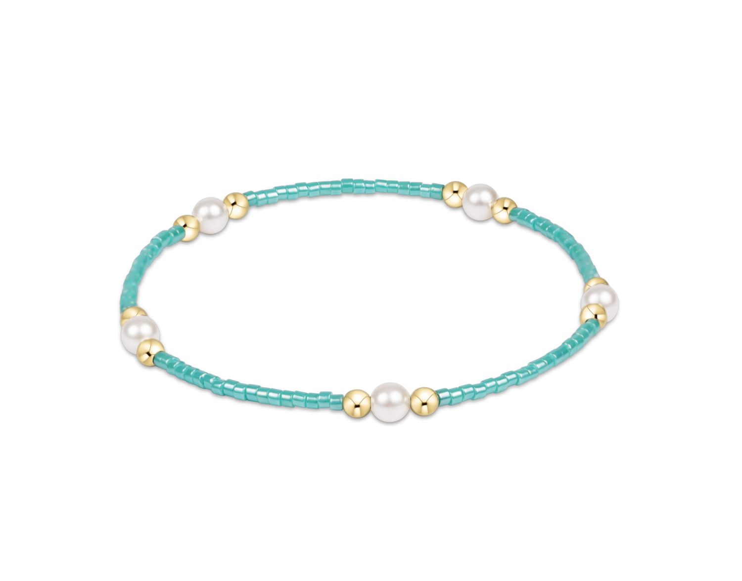 E Newton Hope Purpose Pearl Bracelet- Sea Glass